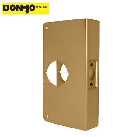 DON-JO Wrap Around 2-3/8" Backset, 1-3/8 Door, Satin Bronze DNJ-1-BZ-CW
